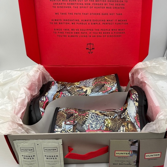 Hunter Multicolor Animal Print Winter & Rain Boots - Picture 3 of 16